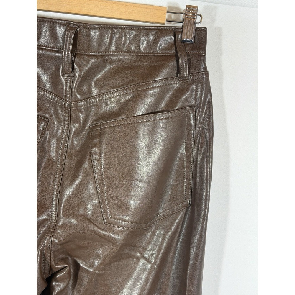 Abercrombie Faux Leather‎ Pants Womens 30 Curve Love High Rise 90s Chic - Picture 16 of 16